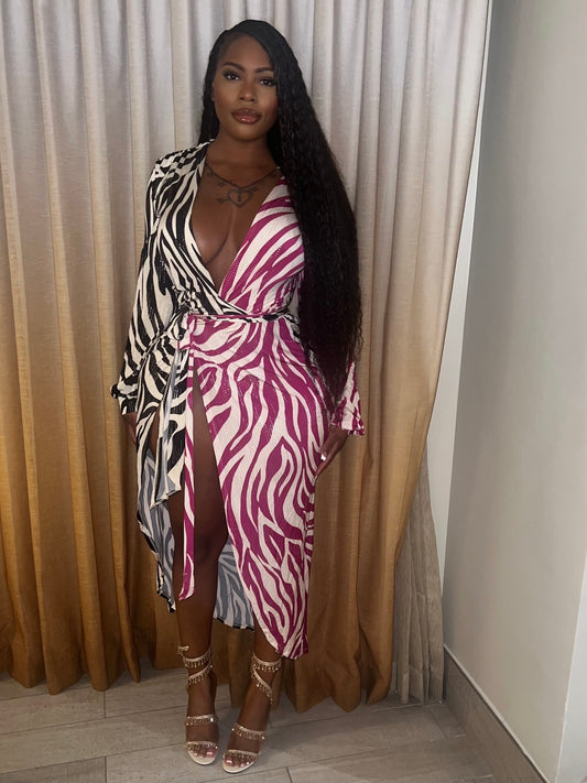 Bohemian Wrap Dress